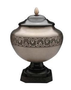 Durable Solid Brass European Style Luxury Eco-Friendly Adult Human <b>Ashes</b> Cremation Urn Customizable Memorial <b>Keepsake</b> Design - Product Image 2