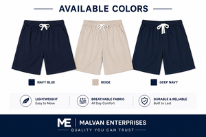 Premium Quality Solid Eco-Friendly Drawstring Closure Canvas <b>Waterproof</b> Breathable Anti-Wrinkle Casual Mid Waist Men's <b>Shorts</b> - Product Image 4