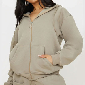 Warm Ups Hooded Solid Windproof Lightweight Cotton 2-in-1 Design Autumn Uniform for Cheerleading Women OEM - Product Image 4