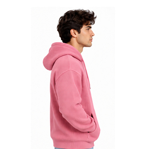 Sudadera con Capucha de Punto Waffle para Hombre, Informal, de Manga Larga, Térmica, para Deportes de Invierno, Ropa Urbana, Sudadera con Capucha Personalizada, Ropa al por Mayor - Product Image 2