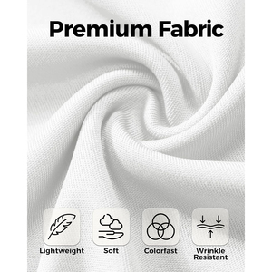 <b>Men</b> UPF50 Anti-Bacterial Eco-Friendly Rash Guard <b>White</b> Quick Dry Breathable 100% Polyester Full <b>Sleeve</b> Adult Sport Compression - Product Image 4