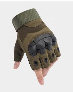 Guantes Profesionales Multifuncionales Anticorte Unisex de Medio Dedo, de Cuero, con Nudillos Reforzados, para Deportes al Aire Libre, Senderismo, Caza, Ciclismo - Product Image 5