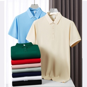Camisas de Golf Personalizadas de Manga Corta para Hombre, Tejidas, 210g, Algodón Poliéster, Hidrófugas, Impermeables, Antiincrustantes, Resistentes a la Grasa, con Cuello - Product Image 5