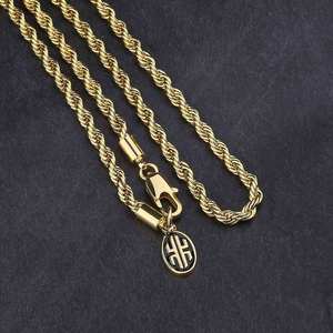 Bijoux Hip Hop en gros : Collier chaîne en or pour homme, chaîne de rappeur - Product Image 1