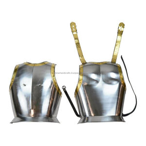 Veste de cuirasse de guerrier médiéval acier et laiton cuirasse en acier napoléonien acier de calibre 18 veste de Muscles spartiates Costume romain - Product Image 4