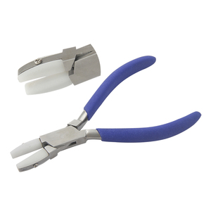 Alicates de punta media plana de mandíbula de nailon de 140mm, manijas de espuma mate para fabricación de joyas, envoltura de alambre, pesca de prensado personalizable OEM - Product Image 1