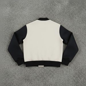 Fashion Men Varsity <b>Jacket</b> Baseball Style Snap Front Outerwear Ribbed Cuffs Long Sleeve Casual Streetwear and Comfortable <b>Jacket</b> - Product Image 5