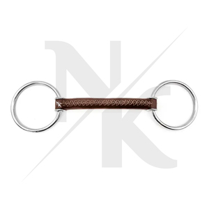 Más Vendido: Bocado para Caballo de Anillas Sueltas, de Alta Resistencia, Hecho a Mano, de Acero Inoxidable, con Cuero Genuino, Equipo de Equitación - Product Image 3