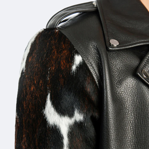 Chaqueta de Cuero Vacuno para Hombre, Estilo Nuevo, Alta Calidad, Doble Cara, Transpirable, Impermeable, Mangas Completas, para Invierno - Product Image 6