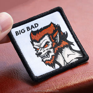 Premium Sunset <b>Mountain</b> Embroidery Patch Iron On Fabric Badge for Hats Bags Jackets <b>Caps</b> DIY Outdoor Apparel Decoration - Product Image 1