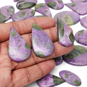 Precio al por mayor: Cabujón de Stichtite hecho a mano, piedra de cristal suelta para sanación energética, fines espirituales y fabricación de joyas. - Product Image 1