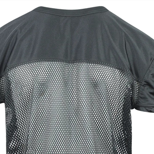 เสื้อฟุตบอลตาข่ายระบายอากาศ 100% โพลีเอสเตอร์ แขนสั้น คุณภาพสูง บริการพิมพ์ลายตามสั่งแบบ OEM - Product Image 4