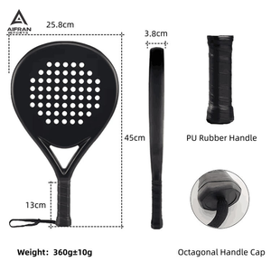 Raqueta de Pádel Personalizada OEM, Materiales Premium, Alta Potencia y Control para Entrenamiento Deportivo - Product Image 3