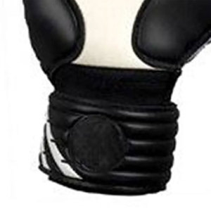 Gants de gardien de but professionnels en cuir SAAD BROTHERS, respirants, à lacets, avec doigts enroulés, réglables, de protection pour le football - Product Image 6