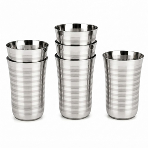 Vaso de Acero Inoxidable Irrompible de Alta Calidad, Precio de Fábrica, Vaso de Agua de Acero Pulido Espejo para Hogar y Hoteles - Product Image 2