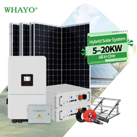 Système solaire hybride domestique Whayo à double suivi MPPT haute efficacité avec batterie pour un rendement énergétique supérieur