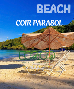 Sombrilla de Playa de Fibra de Coco para Exteriores, Ecológica, Proveedor de Sombrillas de Jardín de Vietnam - Product Image 3