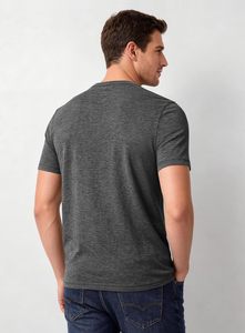Camiseta de Algodón Suave para Hombre, Venta al por Mayor, Estilo Casual Elegante, Manga Corta, Cuello Redondo, Transpirable, de Secado Rápido, Ecológica, Ligera y Cómoda - Product Image 4