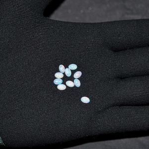 4mm 6mm naturel australien opale ovale Flatback Cabochon pierre précieuse pour les commandes de bijoux personnalisés IGI certifié opale cristal à vendre - Product Image 2