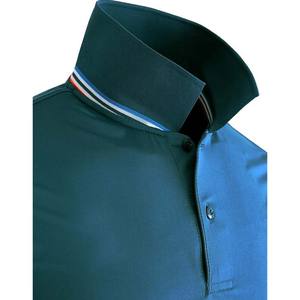 Nuevo Diseño Personalizado con Logotipo a Color, Camiseta de Manga Corta Tejida 100% Algodón, Secado Rápido, Transpirable, con Patrón Sólido para Hombre - Product Image 3