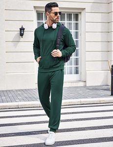Conjunto de Chándal Personalizado Unisex para Hombre y Mujer, 2 Piezas, Sudadera con Capucha y Pantalones Deportivos, Ropa Deportiva Informal, Atuendo Atlético, Felpa de Algodón, Ropa a Juego - Product Image 2