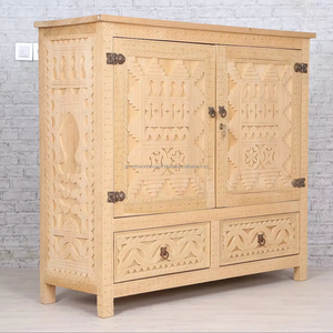 Buffets de rangement modernes en bois avec étagères réglables et grande capacité pour le bureau et l'organisation de la maison - Product Image 1