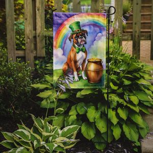 St Patrick's <b>Day</b> Boxer <b>Garden</b> Flag Multicolor Mailbox Decorative Yard Banner for Patio Artwork and Flower <b>Beds</b> - Product Image 2