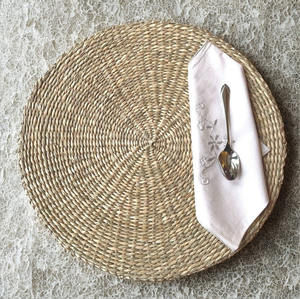 Eco Friendly Classic <b>Round</b> Seagrass <b>Placemats</b> Artisan Made Heat Resistant for Global Retailers Wholesale - Product Image 4