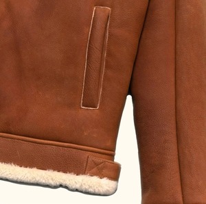 2026 Top Design Men's Leather <b>Jacket</b> 100% High Quality with Lining fur Full Sleeve for Reasonable Price custom design available - Product Image 4