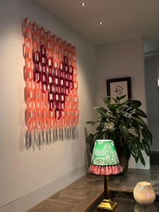 งานฝีมือ FAIZA CRAFT  งานตกแต่งผนังรูปโซ่เรซิ่นอีพ็อกซี่หลากสี  งานศิลปะร่วมสมัย  ประติมากรรมแขวนผนัง  ตกแต่งแบบธรรมชาติ - Product Image 2