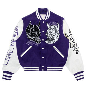 2026 <b>High</b> Quality Custom Men's Stand Collar Varsity Jacket Front Logo Best Design for Street Wear Winter <b>High</b> Quality - Product Image 3