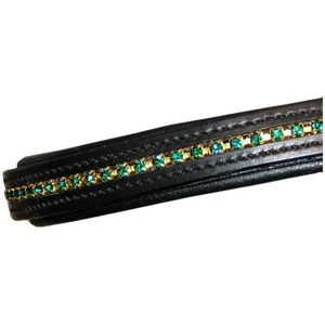 Bandeaux de front équestres Annabelle Bling, Bandeaux de dressage, Bandeaux de front fantaisie, Bandeaux de front scintillants, Bandeaux de front diamantés, Bandeaux de front en U - Product Image 3