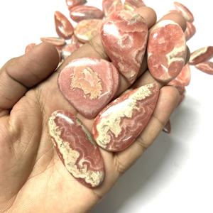 Cabujón de Rodocrosita Rosa natural Fabricación de joyas de alta calidad AAAAA Tamaño personalizado certificado IGI - Product Image 5