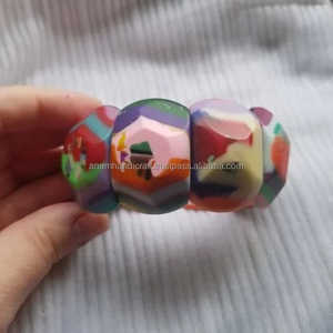 High Quality Customized Women's Handcrafted Angel <b>Resin</b> Fashion Bracelet Color Strand From India Handmade <b>Resin</b> Crafts - Product Image 5