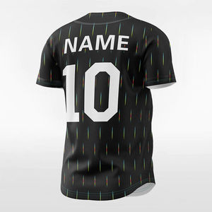 Camiseta de Béisbol Personalizada 100% Poliéster para Hombre, Mujer y Jóvenes, Bordado de Alta Calidad, Secado Rápido, Camiseta Deportiva de Softbol Atlanta - Product Image 3