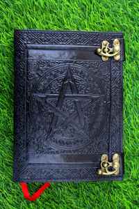 Journal d'écriture en cuir véritable de qualité supérieure, meilleur prix, carnet en cuir véritable fait main avec papier, idéal pour offrir - Product Image 3