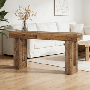 Consolle Lunga Moderna di Lusso in Legno Massello, Arredamento Contemporaneo per Ingresso, Appartamento, Hotel, Soggiorno - Product Image 4