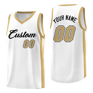 Maillot de basket personnalisé bleu clair sans manches col en V en maille 100 % polyester respirant uniforme d'équipe avec nom et numéro service OEM - Product Image 3