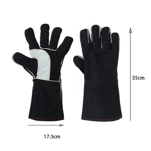 Guantes de Cuero de Alta Calidad para Soldadores, Guantes de Trabajo de Exportación, Guantes de Cuero de Protección Resistentes al Fuego Personalizados de Alta Calidad para Hombre - Product Image 5