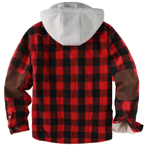 High Quality Autumn Bomber Flannel Clothing with Zipper Closure Regular Fit Windproof Men'<b>s</b> <b>Jackets</b> - Product Image 2