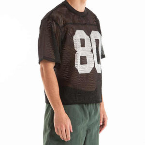 เสื้อเจอร์ซีย์กีฬาพิมพ์ลายตามสั่ง ผ้าไหมแท้ 100% ทรงโอเวอร์ไซส์ สำหรับแฟนกีฬา เสื้อผ้ากีฬา ผ้าตาข่ายชั้นเดียว ทรงหลวม ไซส์พลัส ป้องกันรังสียูวี - Product Image 5