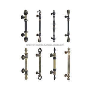 มือจับประตูทองเหลืองสำหรับประตูบ้านหรือโรงแรมดีไซน์หลากหลาย - Product Image 4