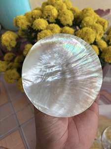 Handmade Mother of Pearl Plate Vietnam Shell Material for Jewelry Holder Serving Decor Table Use Polished Style - Product Image 2