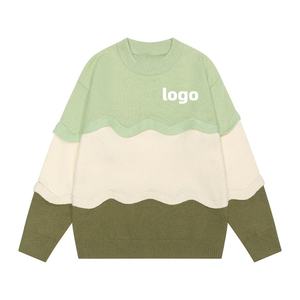 ผู้ผลิตคุณภาพสูง รับผลิตเสื้อสเวตเชิ้ตคอกลมแบบถัก ผ้าโพลีเอสเตอร์/คอตตอน พิมพ์ลาย สำหรับผู้ชาย ฤดูใบไม้ร่วง ตามแบบ OEM - Product Image 1