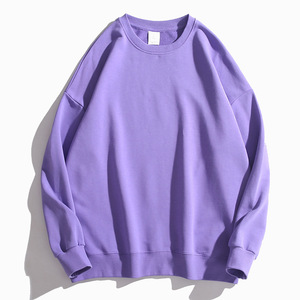 Sweat-shirts et pulls à capuche personnalisés, col rond unisexe, 100% coton, grammage épais, coupe oversize, brodés, vierges, pour hommes - Product Image 1