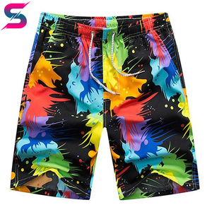 Shorts de bain, de surf, de course et de natation à cordon de serrage, nouvelle collection, meilleure qualité, séchage rapide, personnalisables, par un vendeur de premier plan - Product Image 5