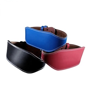 Leather <b>Weight</b> Lifting <b>Belt</b> Unisex Adjustable Back Support Waist Support for Strength <b>Training</b> with Buckle Closure - Product Image 1