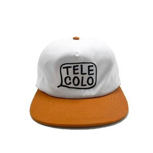 Custom Two Tone Cotton Snapback 5-Panel <b>Flat</b> Brim Logo Embroidery Multi Color Plastic Closure for Men Women Casual Wear - Product Image 1