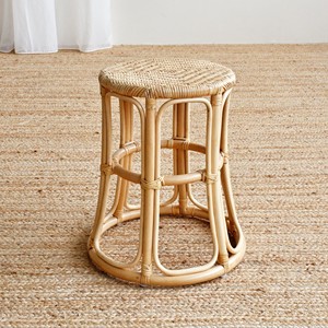 Tabourets en rotin faits à la main, meubles de décoration intérieure, vente en gros à prix avantageux, poufs en canne naturelle - Product Image 6