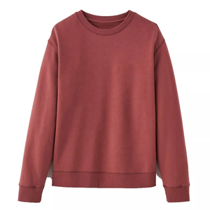 Women's Daily Wear Pullover Oversized Drop Shoulder Sweatshirt Polyester / Cotton <b>Material</b> Casual Winter Wear with Custom Logo - Product Image 3